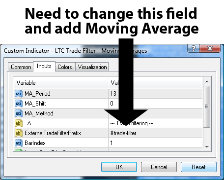 Need to change this field indicator settings