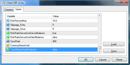 MT4 client ea auto suffix detection options