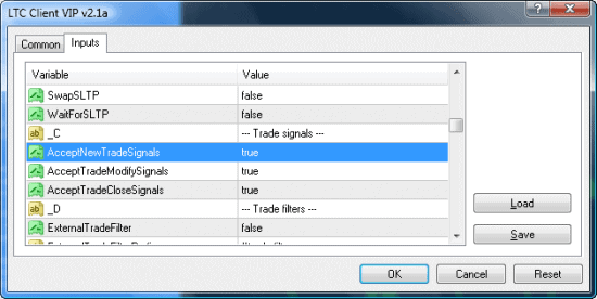 MT4 client ea trade signals options