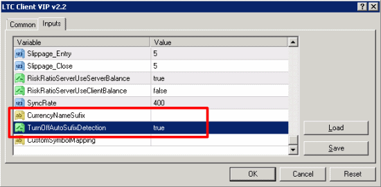 LTC Client EA settings to control symbol suffix