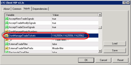 A new option DontManageTradeTickets in the Local Trade Copier for MT4