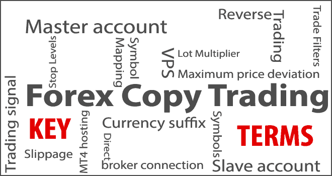 Forex copy trading key terms blog post logo