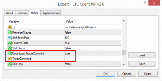 Trade Comments can now be copied or generated by the Local Trade Copier on MT4 trading platform.