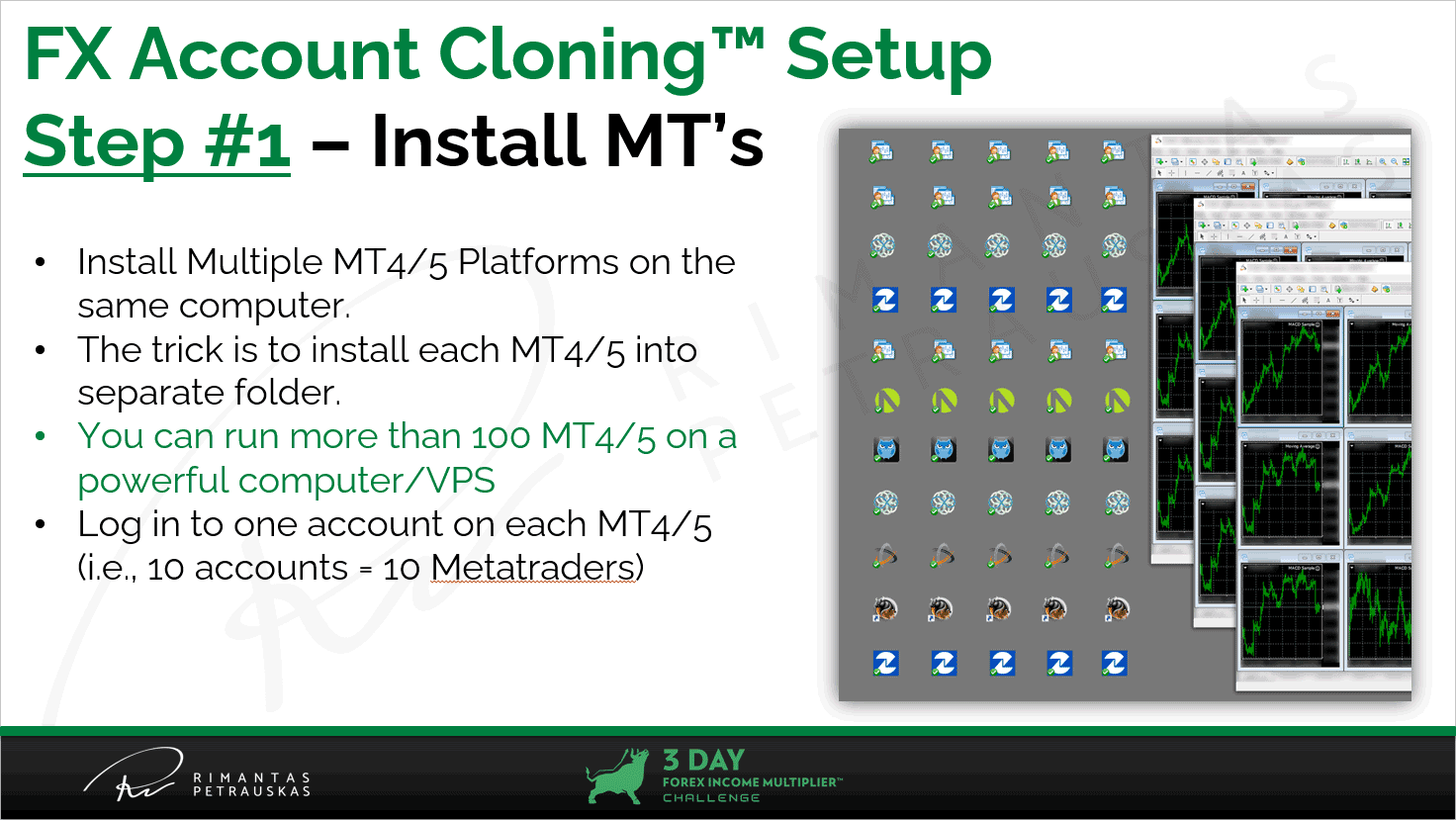 FX Account Cloning™ setup - Step 1