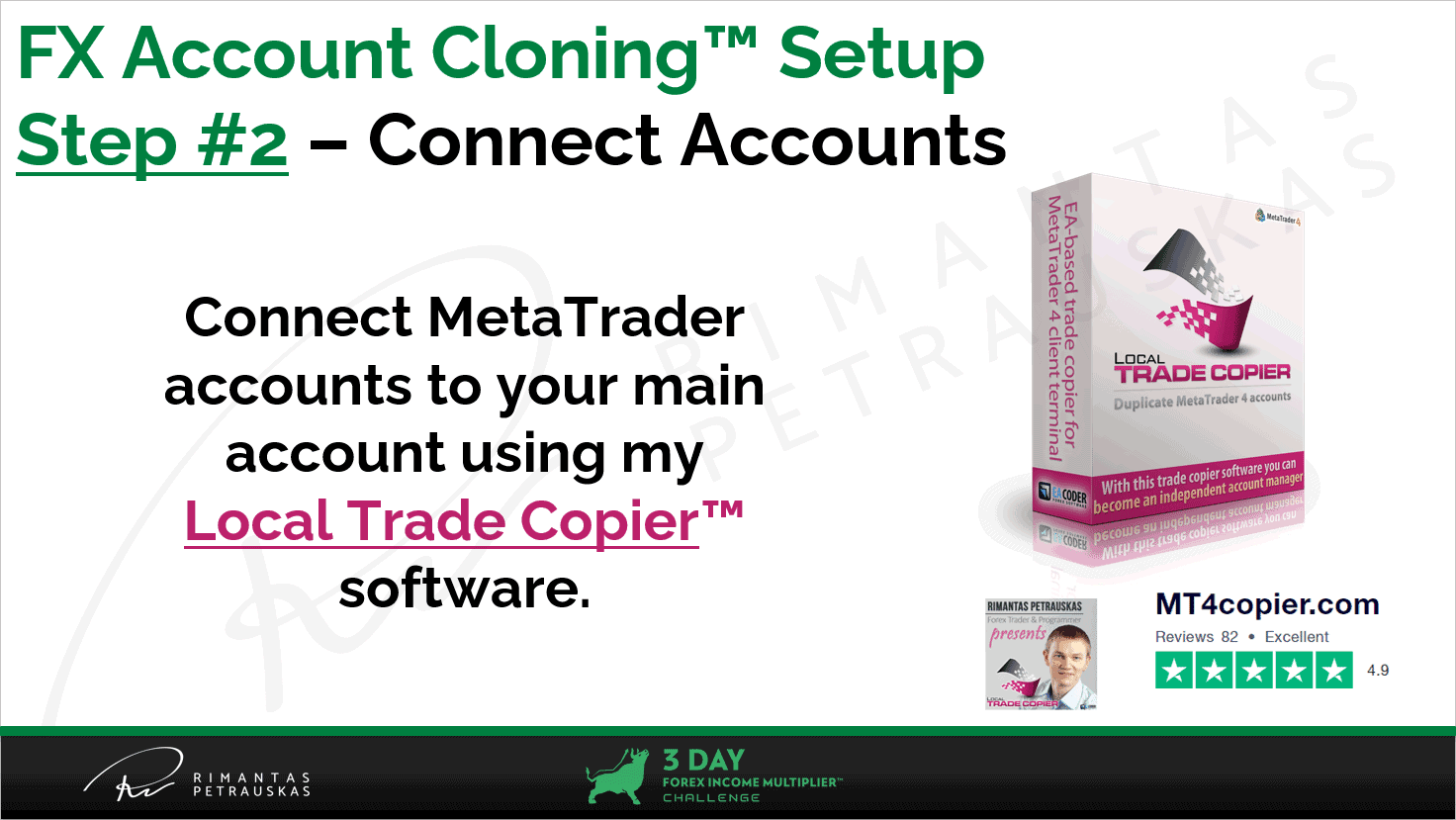 FX Account Cloning™ setup - Step 2
