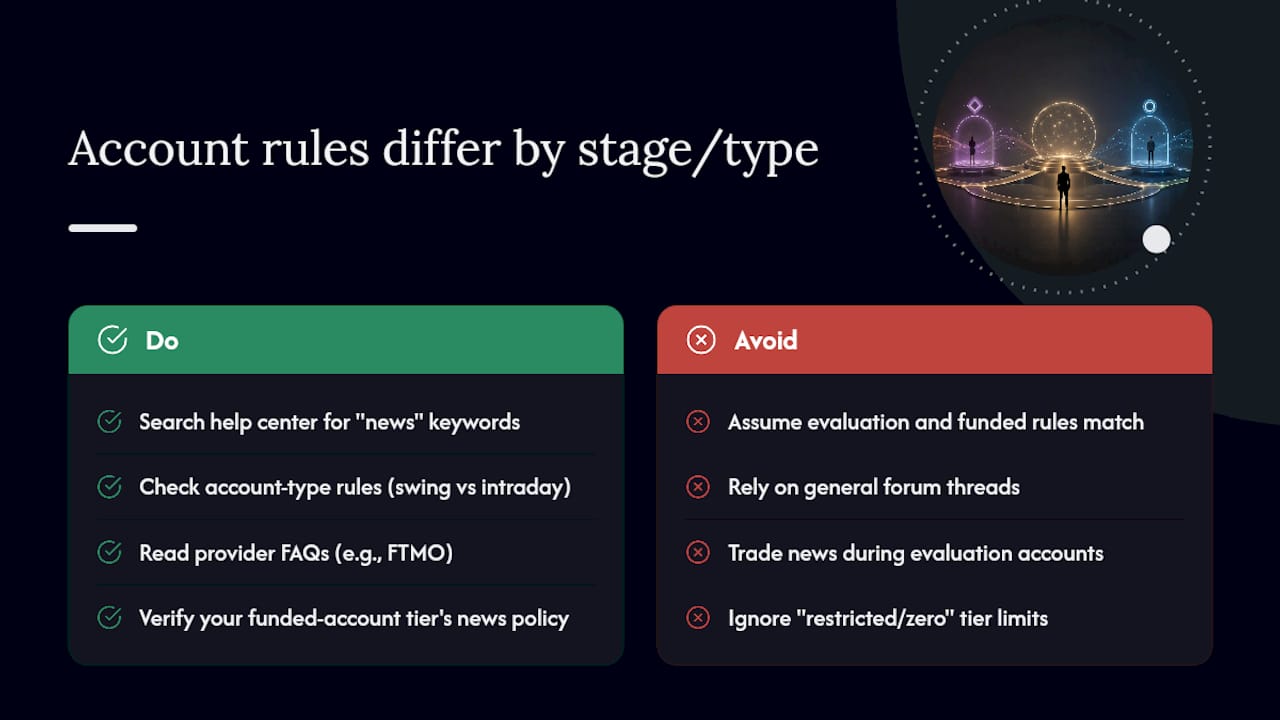 Account Stage and Account Type Change the Rules Significantly — overview diagram