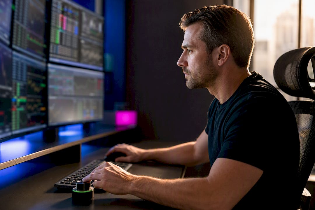 Local trading workstation managing multiple accounts