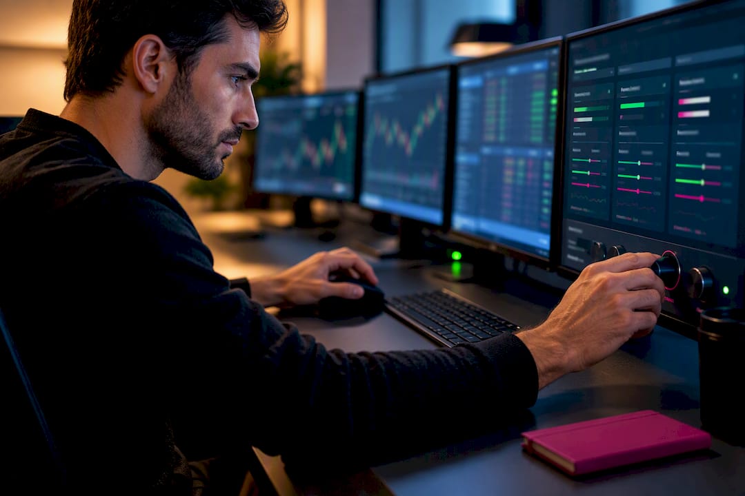 Trader configuring multi-account exposure controls