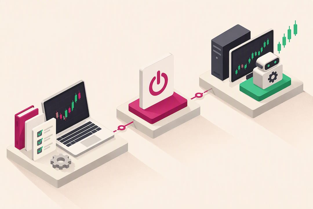 Ilustración del inicio automático de MetaTrader