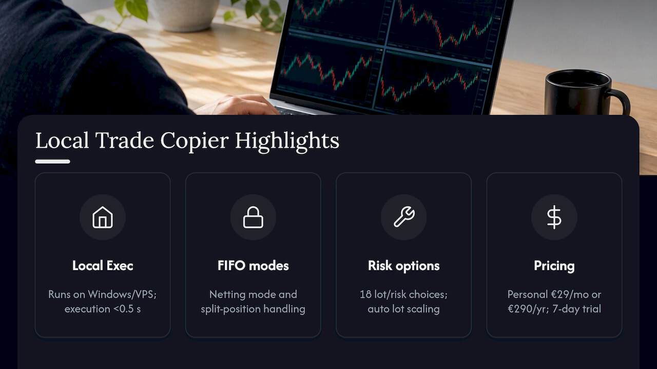 Where Local Trade Copier Fits for FIFO-Constrained Traders — overview diagram