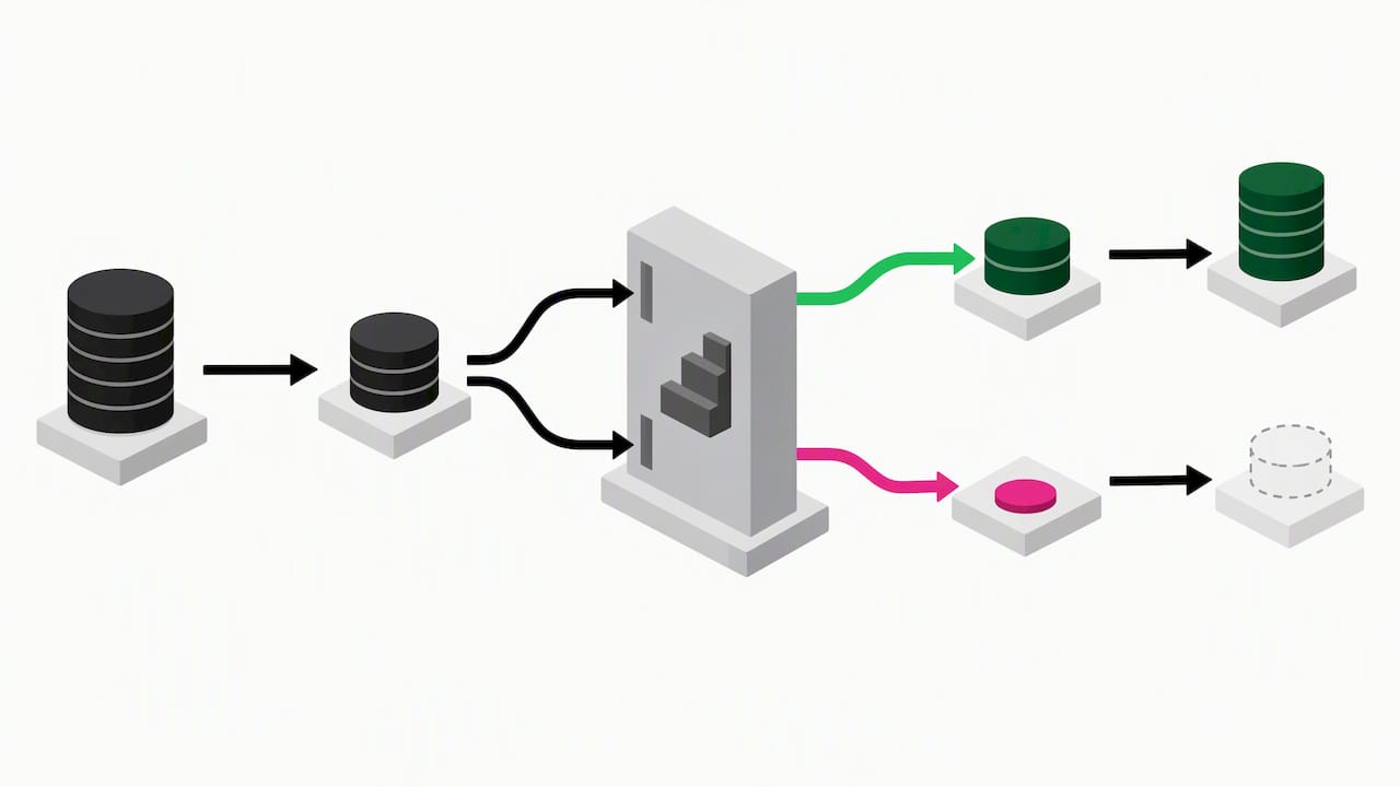 Lot sizing flow through minimum volume step