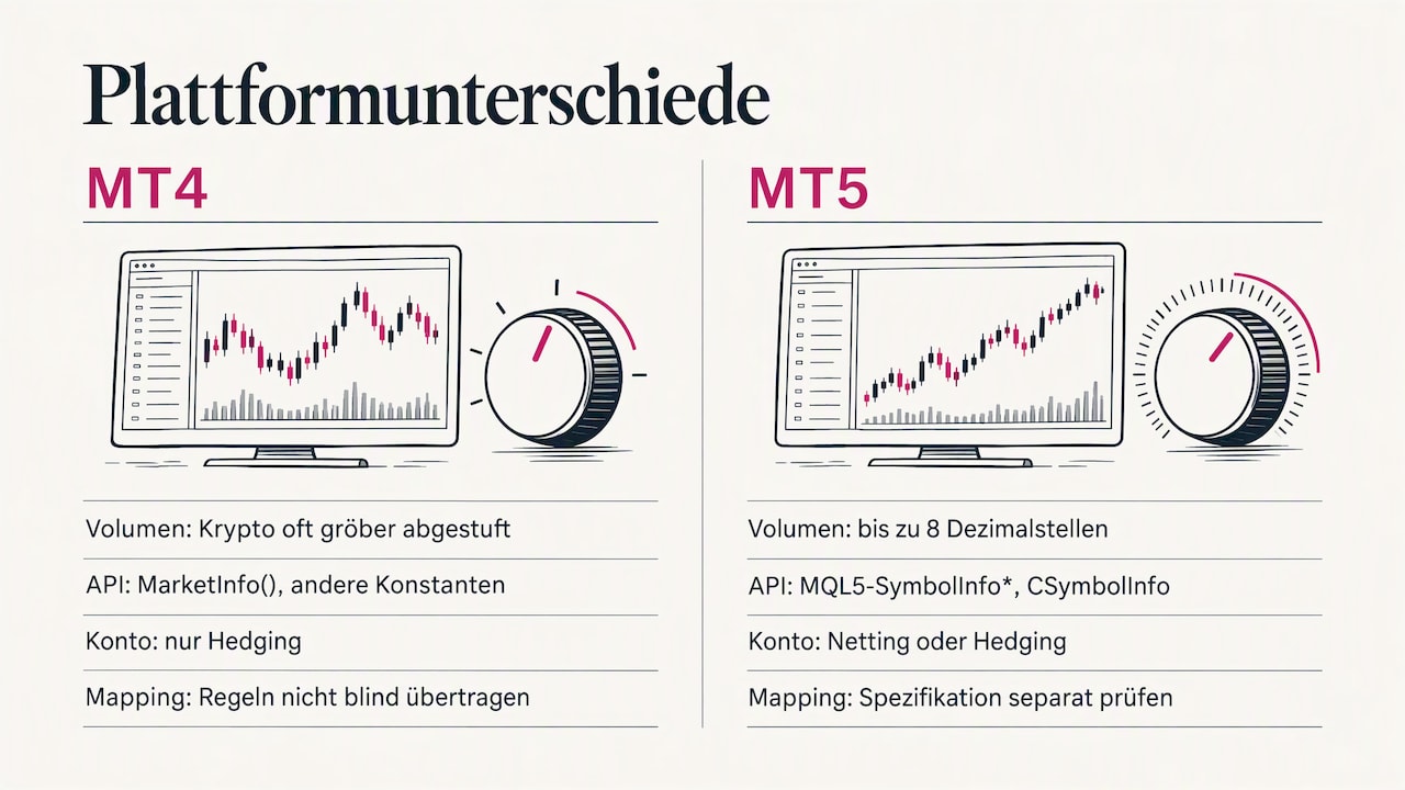 Vergleich der Symbolmapping-Unterschiede zwischen MT4 und MT5