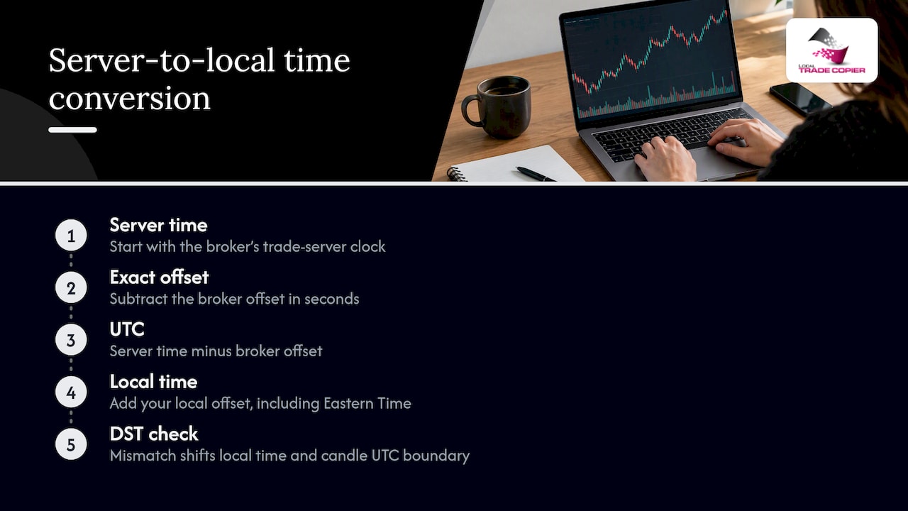 Server time conversion with DST effects