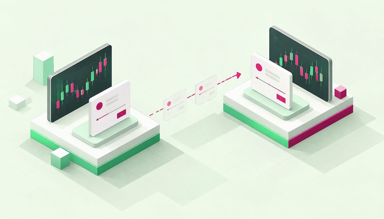 Illustration de la transmission d’ordres entre plateformes