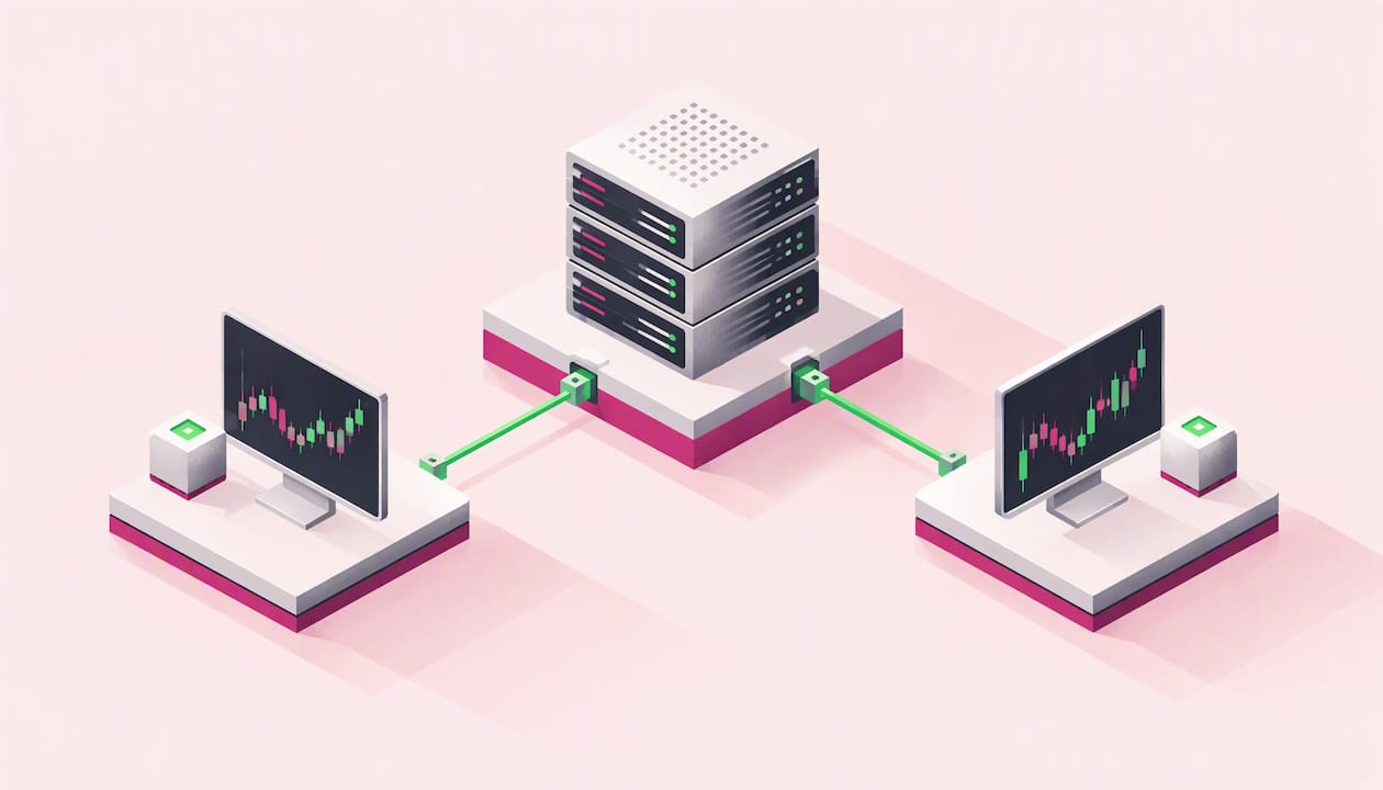 Isometrische Server- und Terminalplattformen